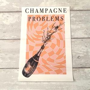 Taylor Swift Champagne Problems Canvas Art Print Evermore Poster 8x12in NEW